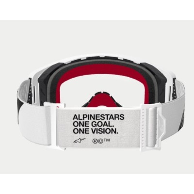 Masque Alpinestars Supertech Corp Blanc ecran Clair 