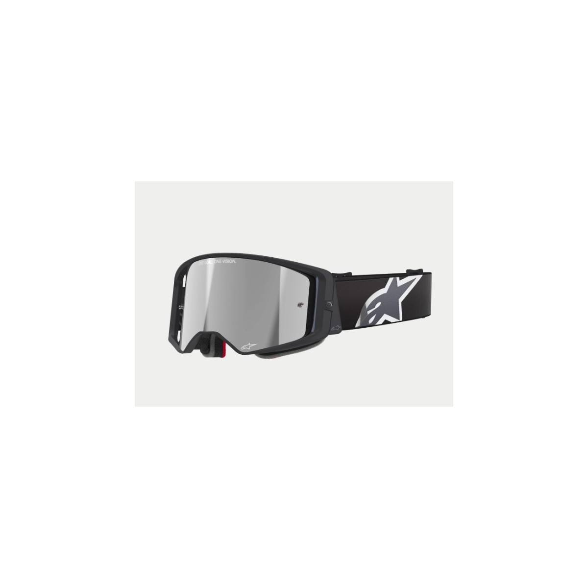 Masque Alpinestars Supertech Corp Noir Gris ecran miroir Gris 