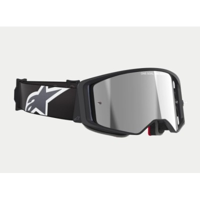 Masque Alpinestars Supertech Corp Noir Gris ecran miroir Gris 