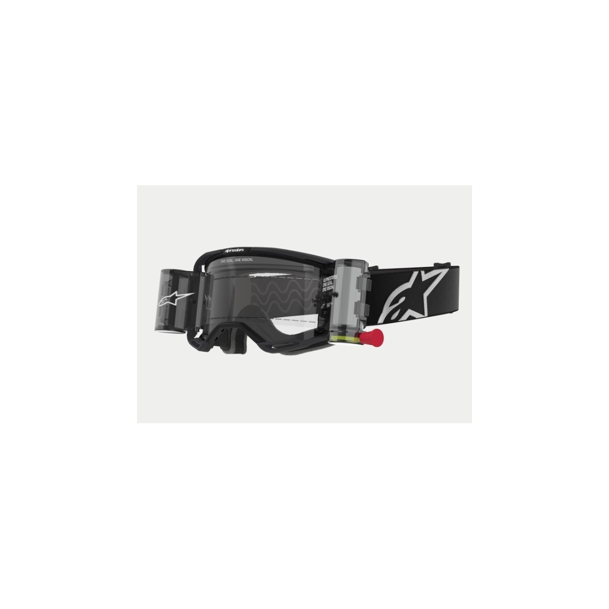 Masque Alpinestars Vision 8 Corp Roll Off Noir ecran Clair 
