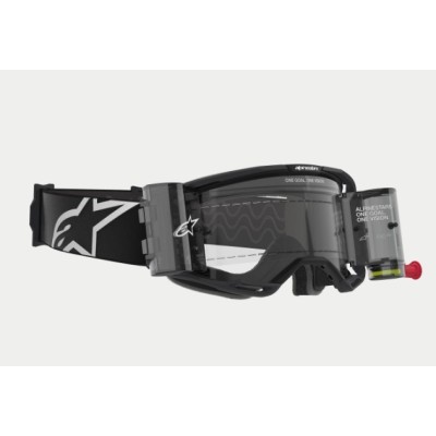 Masque Alpinestars Vision 8 Corp Roll Off Noir ecran Clair 