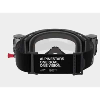 Masque Alpinestars Vision 8 Corp Roll Off Noir ecran Clair 