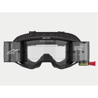 Masque Alpinestars Vision 8 Corp Roll Off Noir ecran Clair 