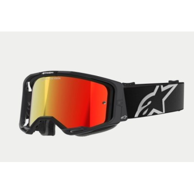 Masque Alpinestars Vision 8 Corp Noir ecran Rouge 