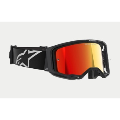 Masque Alpinestars Vision 8 Corp Noir ecran Rouge 