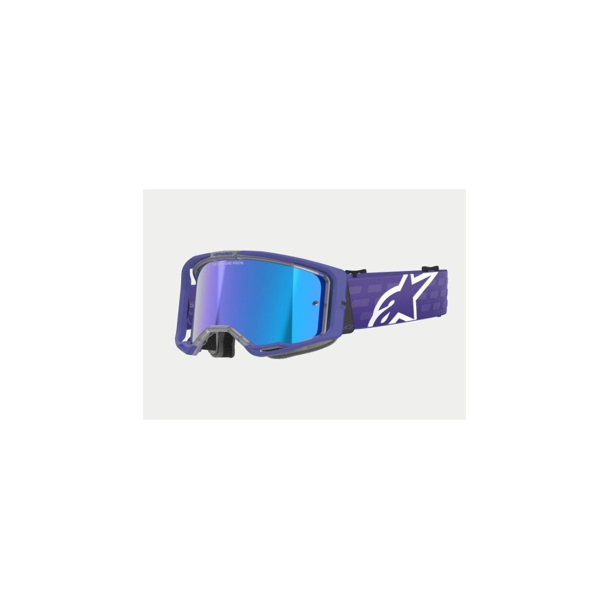 Masque Alpinestars Vision 8 Corp Violet ecran Bleu 