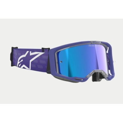 Masque Alpinestars Vision 8 Corp Violet ecran Bleu 