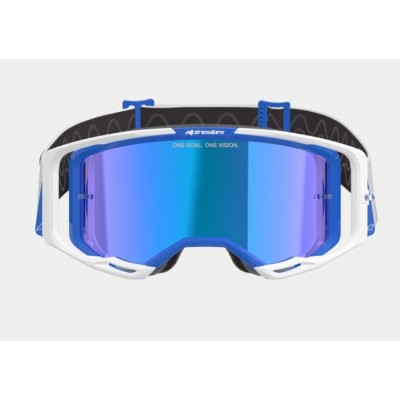 Masque Alpinestars Vision 8 Corp Bleu Blanc ecran Bleu 