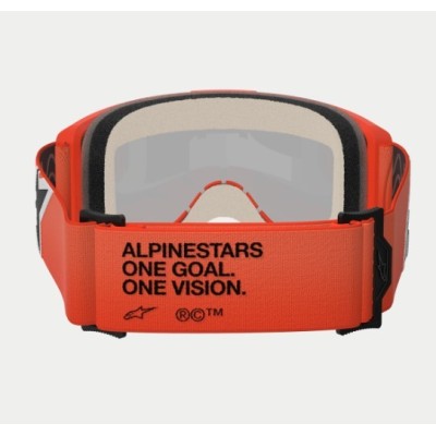 Masque Alpinestars Vision 5 Corp Orange ecran Rouge 