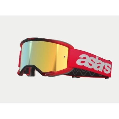 Masque Alpinestars Vision 5 Blaze Rouge ecran Or 