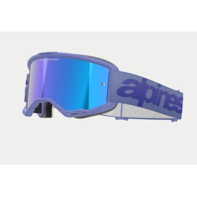 Masque Alpinestars Vision 5 Wordmark Violet ecran Blue 