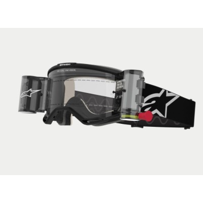 Masque Alpinestars Vision 5 Corp Noir ecran Clair Roll Off 