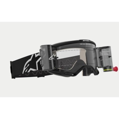 Masque Alpinestars Vision 5 Corp Noir ecran Clair Roll Off 