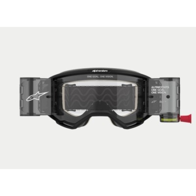 Masque Alpinestars Vision 5 Corp Noir ecran Clair Roll Off 