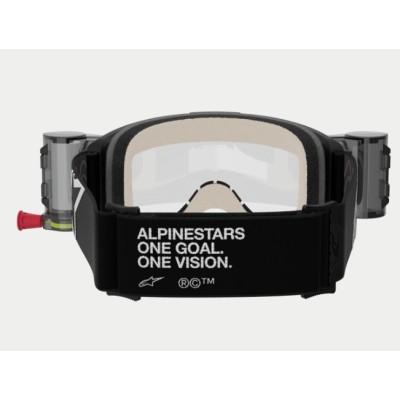 Masque Alpinestars Vision 5 Corp Noir ecran Clair Roll Off 