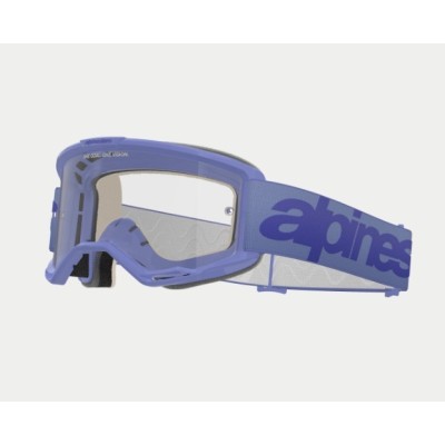 Masque Alpinestars Vision 5 Wordmark Violet ecran clair 