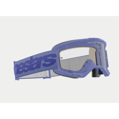 Masque Alpinestars Vision 5 Wordmark Violet ecran clair 