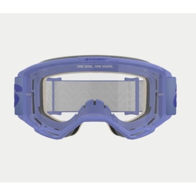 Masque Alpinestars Vision 5 Wordmark Violet ecran clair 