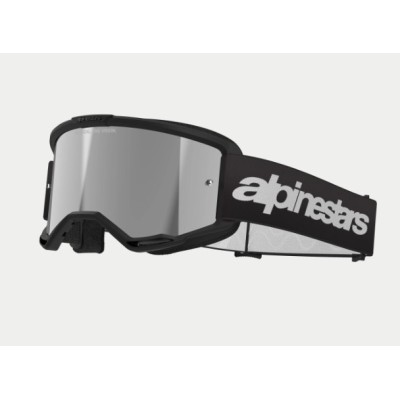 Masque Alpinestars Vision 3 Wordmark Noir ecran Argent 