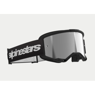 Masque Alpinestars Vision 3 Wordmark Noir ecran Argent 