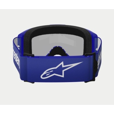 Masque Alpinestars Vision 3 Wordmark Bleu ecran Argent 