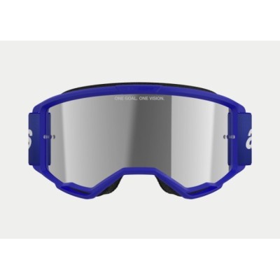 Masque Alpinestars Vision 3 Wordmark Bleu ecran Argent 