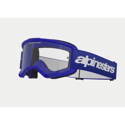 Masque Alpinestars Vision 3 Wordmark Bleu ecran Clair 