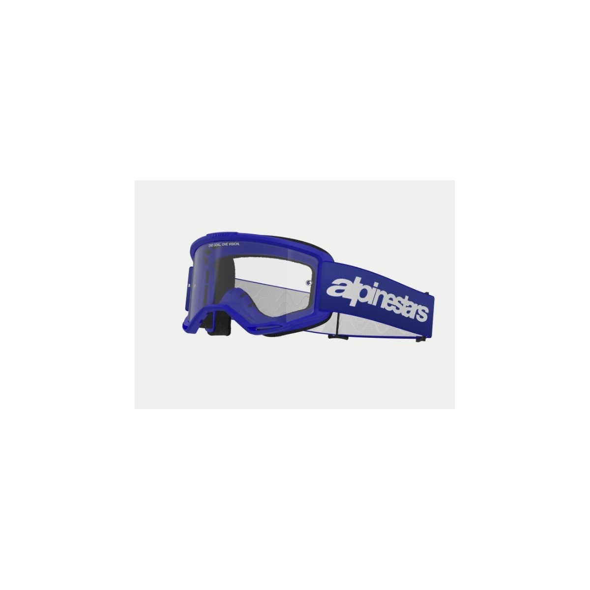 Masque Alpinestars Vision 3 Wordmark Bleu ecran Clair 
