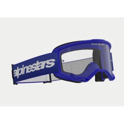 Masque Alpinestars Vision 3 Wordmark Bleu ecran Clair 