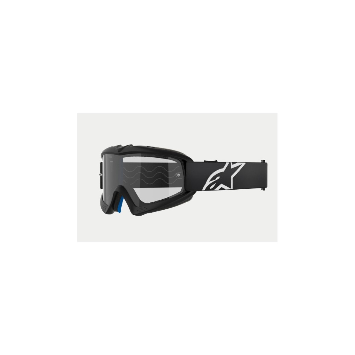 Masque Alpinestars enfant Vision Corp Noir ecran Clair 
