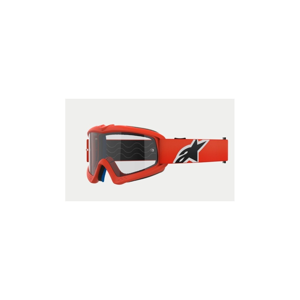 Masque Alpinestars enfant Vision Corp Orange ecran Clair 