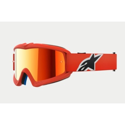 Masque Alpinestars enfant Vision Corp Orange ecran Rouge 