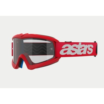 Masque Alpinestars enfant Vision Blaze Rouge ecran Clair 