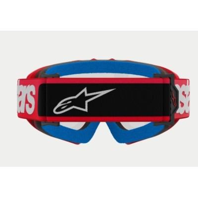 Masque Alpinestars enfant Vision Blaze Rouge ecran Clair 