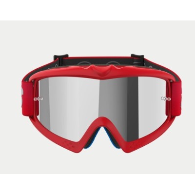 Masque Alpinestars enfant Vision Blaze Rouge ecran Argent 