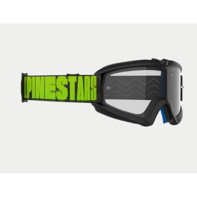 Masque Alpinestars enfant Vision Hollow Gris Jaune Fluo ecran Clair 