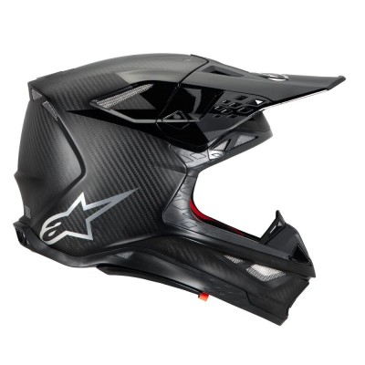 Casque Alpinestars Supertech M10 Fame Noir Carbone Matt & Brillant 
