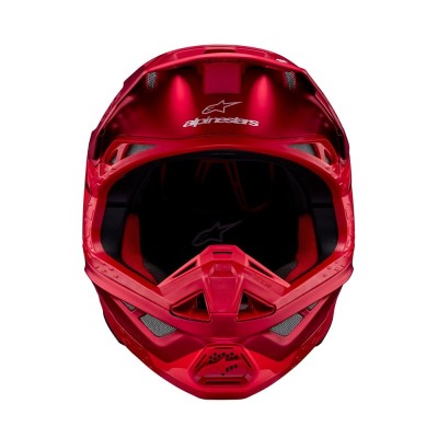 Casque Alpinestars Supertech M10 Flood Rouge Fluo Rouge Matt & Brillant 