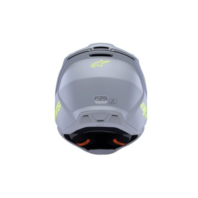 Casque enfant Alpinestars S-M3 Radium Gris Noir Jaune Fluo Matt 