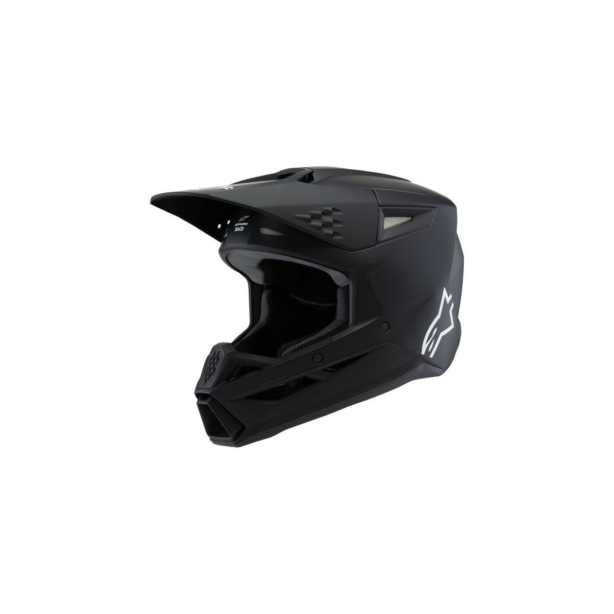 Casque enfant Alpinestars S-M3 Solid Noir Matt 
