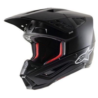 Casque Alpinestars S-M5 Solid Noir Matt 