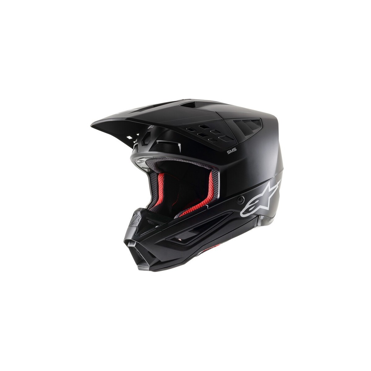 Casque Alpinestars S-M5 Solid Noir Matt 