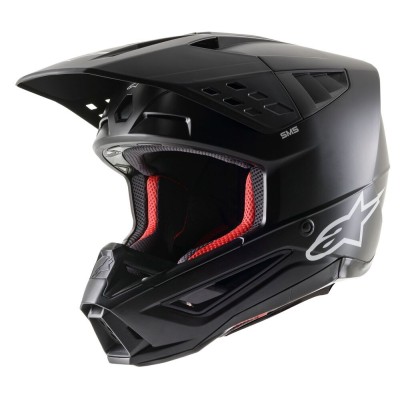 Casque Alpinestars S-M5 Solid Noir Matt 