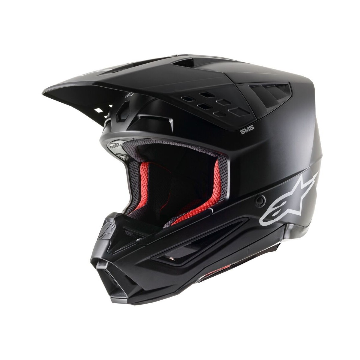 Casque Alpinestars S-M5 Solid Noir Matt 