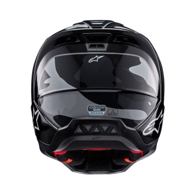Casque Alpinestars S-M5 Rover 2 Noir Argent Brillant 