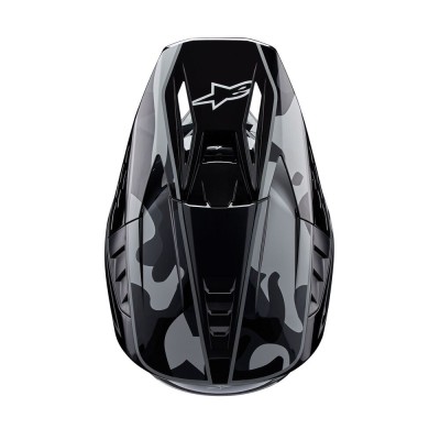 Casque Alpinestars S-M5 Rover 2 Noir Argent Brillant 
