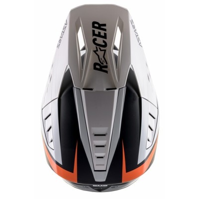 Casque Alpinestars S-M5 Rayon Noir Blanc Orange Fluo Matt 