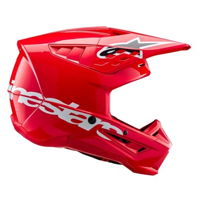 Casque Alpinestars S-M5 Corp Rouge Vif Brillant 