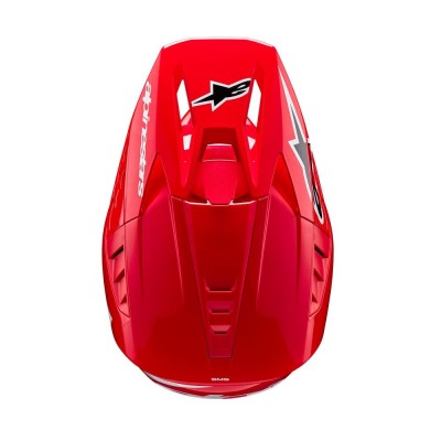Casque Alpinestars S-M5 Corp Rouge Vif Brillant 