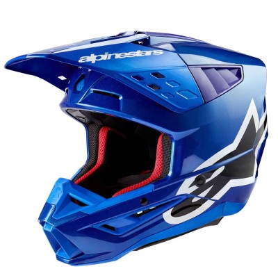 Casque Alpinestars S-M5 Corp Bleu Brillant 